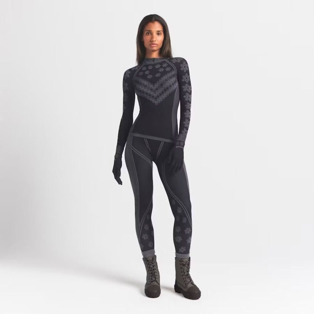 Skims First Layers Legging Obsidian Winter Fairisle L/XL